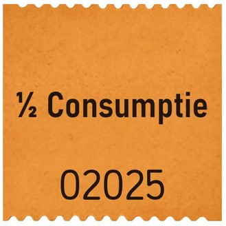 Consumptiebon Combicraft 1/2  500 stuks oranje-2