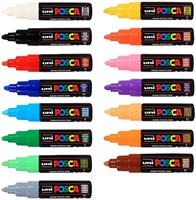 Paintmarker  Uni POSCA PC7M breed wit-2
