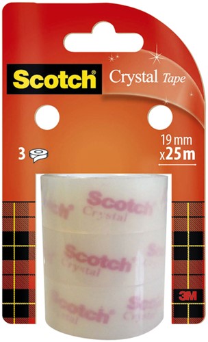 Plakband Scotch Crystal Clear 19mmx25m
