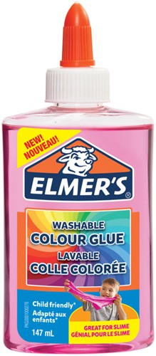Kinderlijm Elmer's transparant 147ml roze