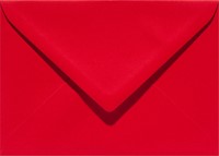 Envelop Papicolor EA5 156x220mm rood pak à 6 stuks