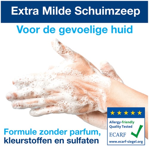 Handzeep Tork S4 Premium schuim 1000ml gevoelige huid 520701-2