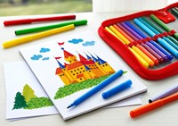Kleurstift Faber-Castell assorti etui à 24 stuks-3