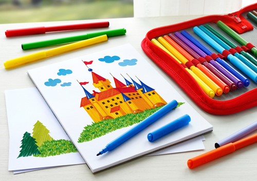 Kleurstift Faber-Castell assorti etui à 24 stuks-3