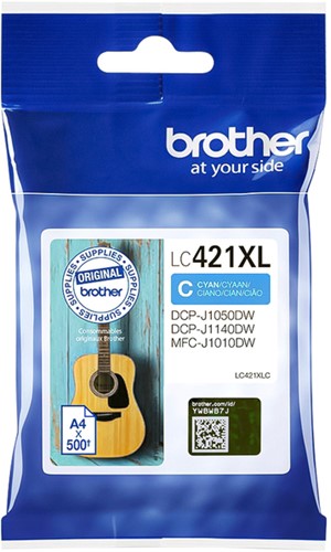 Inktcartridge Brother LC-421XL blauw