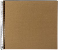 Spiraalalbum Bella Vista coffee bronze