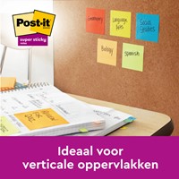 Memoblok Post-it 654 Super Sticky 76x76mm Soulful 6 stuks-2
