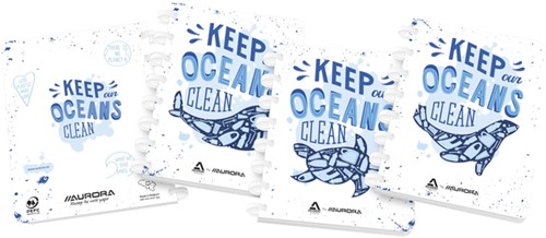 Schrift Adoc Ocean Waste Plastics A4 144blz 90gr lijn