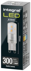 Ledlamp Integral G9 4000K koel wit 2.7W 300lumen-2