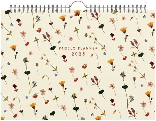 Familiekalender 310x220 Flowers vanilla 58pagina's