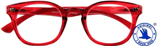 Leesbril I Need You +3.00 dpt Lollipop rood