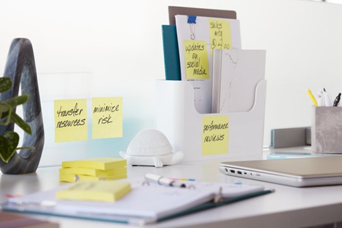 Memoblok 3M Post-it 622 Super Sticky 47.6x47.6mm geel 21 + 3 gratis-2