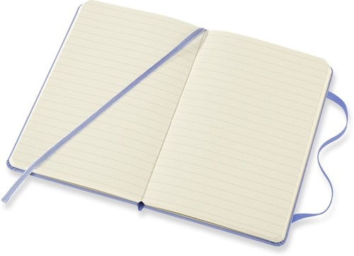 Notitieboek Moleskine pocket 90x140mm lijn hard cover hydrangea blue-3
