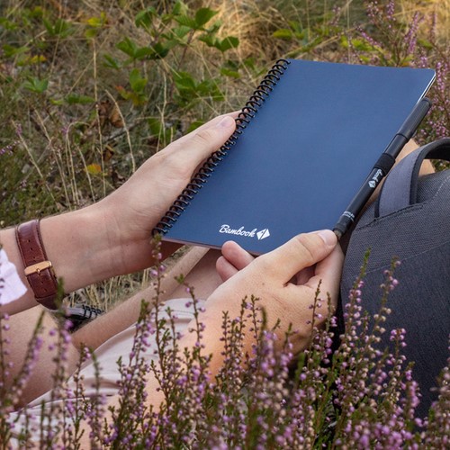 Notitieboek Bambook Original Navy A5 lijn 40 pagina's uitwisbaar-2