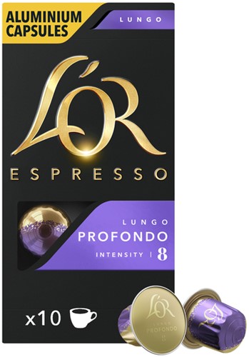 Koffiecups L'Or espresso Lungo Profondo 10 stuks