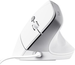 Muis Trust ergonomisch BAYO II wit