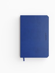 Notitieboek de KEMPEN Blue Note 110x160mm blanco 160 pag 90gr blauw