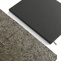 Notitieboek de KEMPEN Ashblack 171x220mm blanco 192 pag 90gr zwart-2