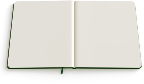 Notitieboek de KEMPEN Ashblack 171x220mm blanco 192 pag 90gr zwart-3