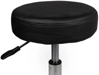 Tabouret kruk Office hoog met gasveer harde wielen zw-3