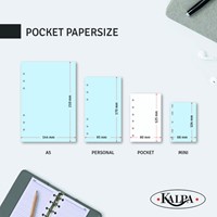 Organizer Kalpa Pocket inclusief agenda 2026-2027 7dagen/2pagina's croco zwart-9
