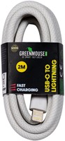 Kabel Green Mouse USB-C to Lightning data Woven 2m-2