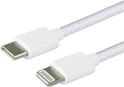 Kabel Green Mouse USB-C to Lightning data Woven - 1m