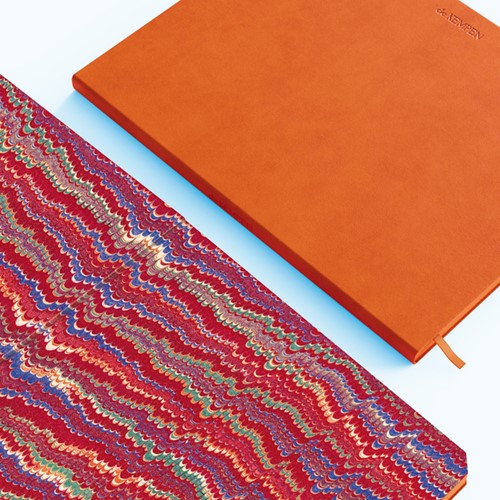 Notitieboek de KEMPEN Sunset 110x160mm blanco 160 pagina's 90gr oranje-2