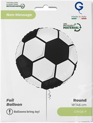 Folieballon voetbal 45cm