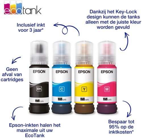 Navulinkt Epson 103 T00S44A geel-3