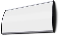 Informatiebord Office Curved A4 zilver