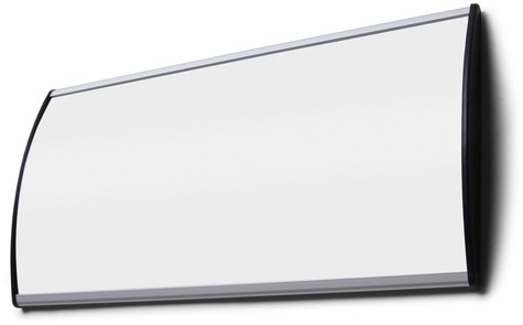Informatiebord Office Curved A4 zilver