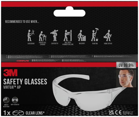 Veiligheidsbril 3M Virtua AP heldere lens