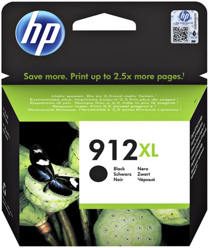 Inktcartridge HP 3YL84AE 912XL zwart
