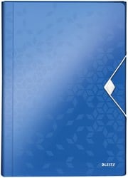 Projectmap Leitz WOW voor A4 6 vaks PP blauw