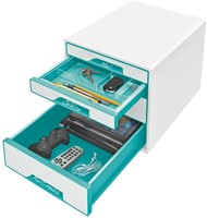 Ladenblok Leitz WOW 4 laden wit/ijsblauw-3