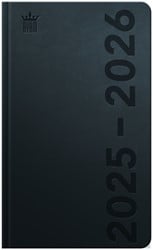 Schoolagenda 2025-2026 Ryam Cursus DeLuxe 7dagen/2pagina's zwart
