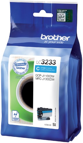 Inktcartridge Brother LC-3233 blauw