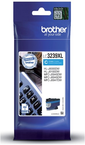 Inktcartridge Brother LC-3239XL blauw HC