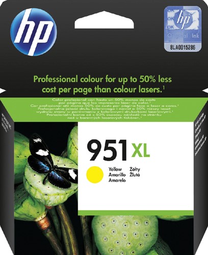 Inktcartridge HP CN048AE 951XL geel HC