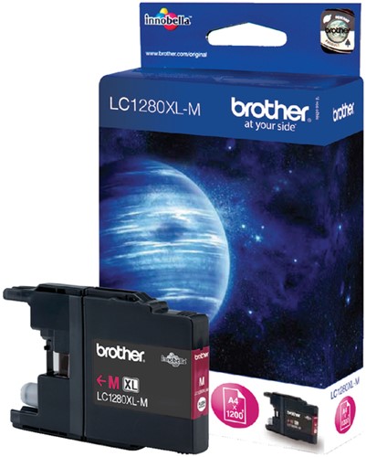 Inktcartridge Brother LC-1280XLM rood HC