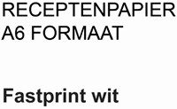 Receptpapier Fastprint A6 80gr wit 2000 vel