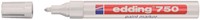 Paintmarker edding 750 op oliebasis 2-4mm wit blister à 1 stuk-2