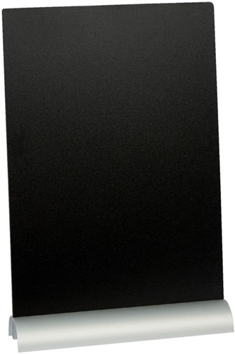 Krijtbord Securit A4 290x210x60mm voet aluminium