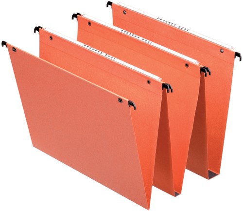 Hangmap Esselte Orgarex dual 345x245mm verticaal oranje