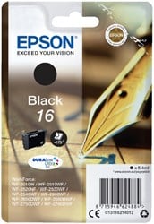 Inktcartridge Epson 16 T1621 zwart