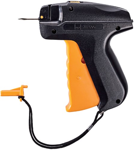 Schietpistool Sigel kunststof met naald zwart/oranje