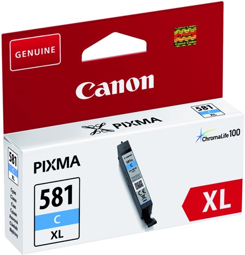 Inktcartridge Canon CLI-581XL blauw HC
