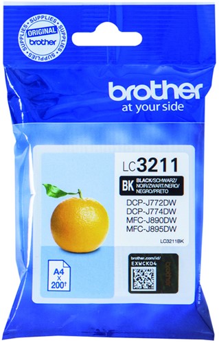 Inktcartridge Brother LC-3211 zwart