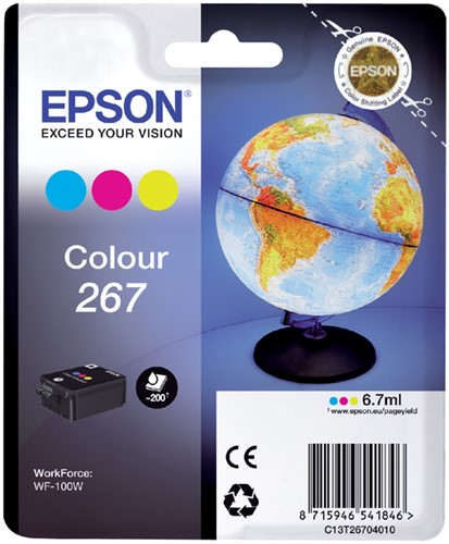 Inktcartridge Epson 267 T2670 3 kleuren
